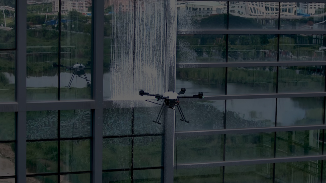 Commercial drone cleaning in Hawthorne