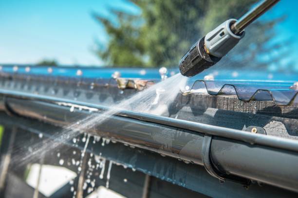 Drone Cleaning Roof